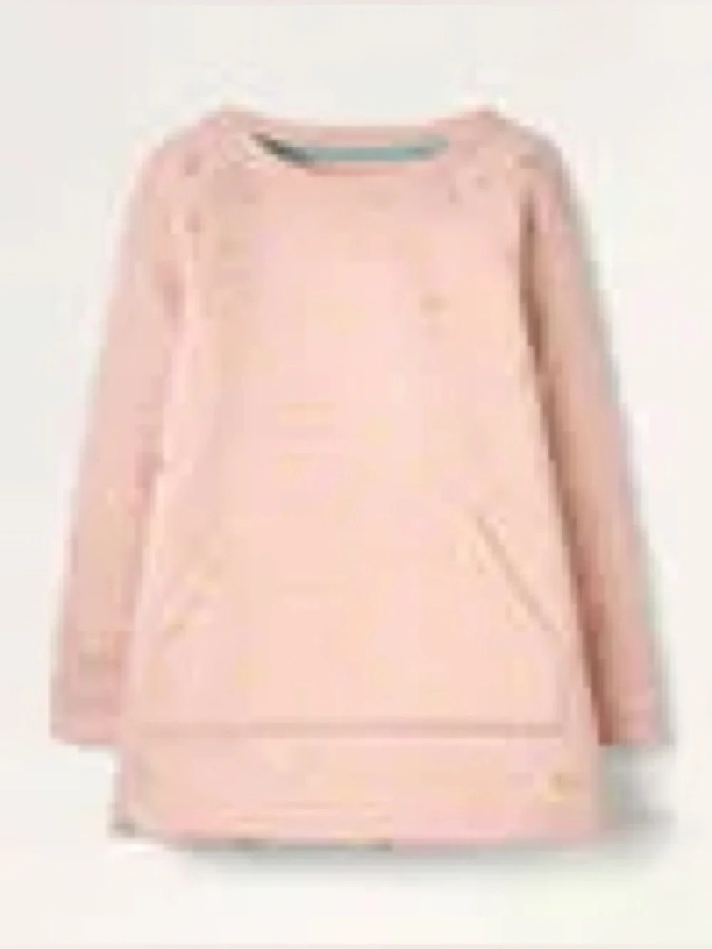 Foil Spot Sweatshirt Tunic	  	 	 	  Colour:	Chalky Pink Foil Spot | 13-14y